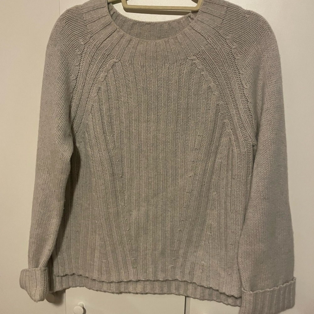 Vince cream Women's Crew Neck Sweater